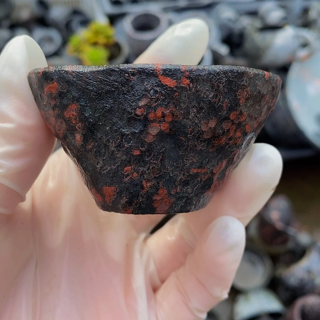 梅花玉精美梅花斗笠盏福利