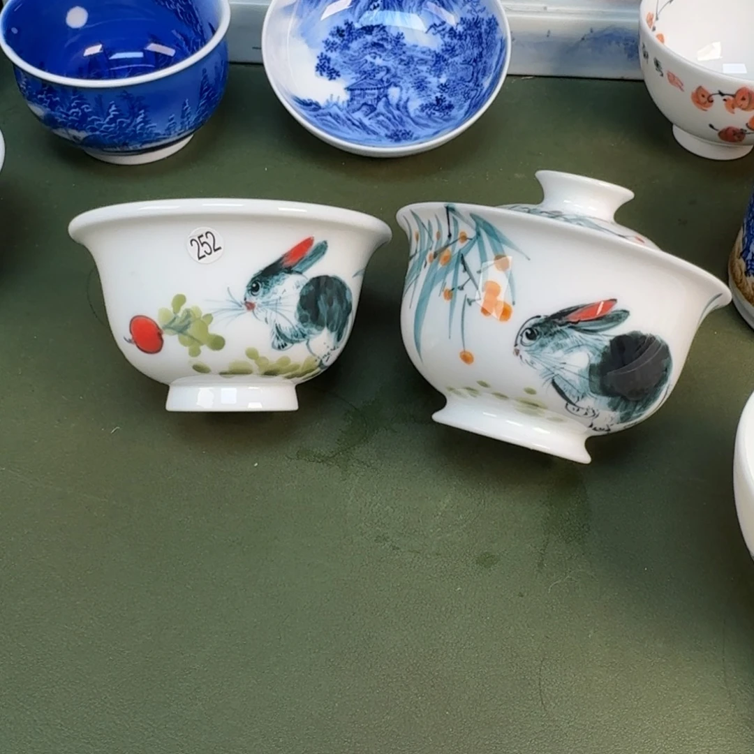 陶景德镇纯手绘茶具圆圆252，253