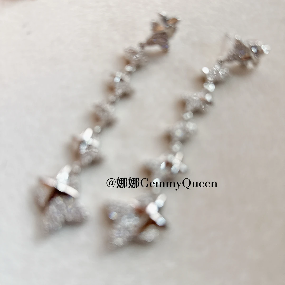 铜合金合成锆石耳饰 娜娜GemmyQueen耳环GQ08271