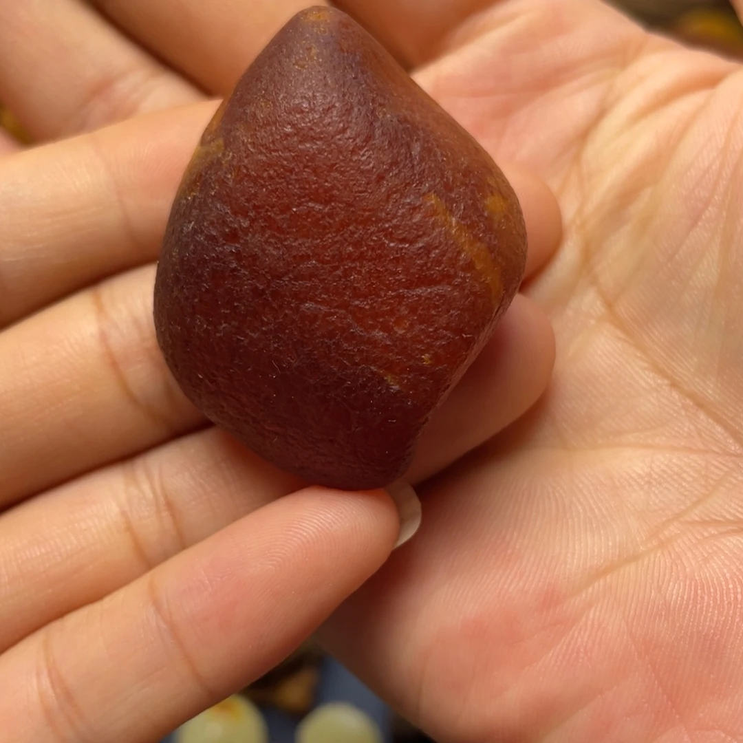 琴***琴定制琥珀未镶嵌蜜蜡订制原石打孔锁骨