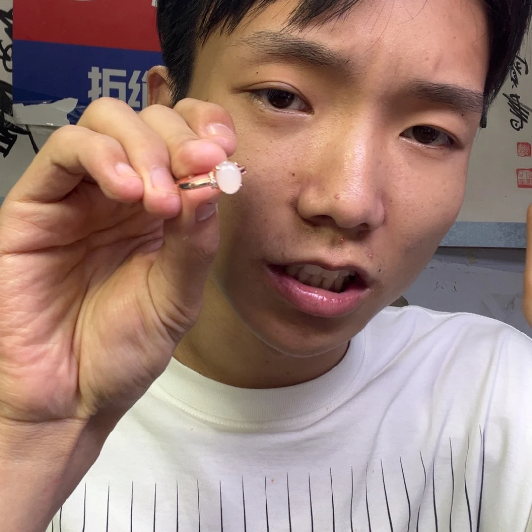 和田玉未镶嵌颈饰多样性羊脂玉戒指