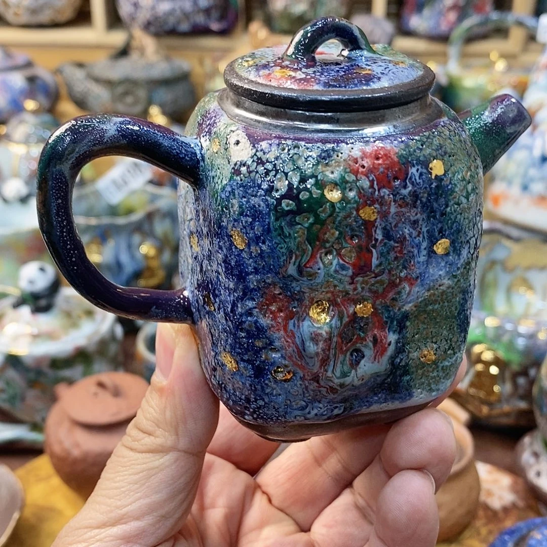 粗陶志野柴柴茶器