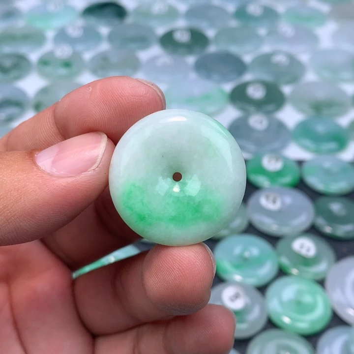 颈饰未镶嵌翡翠缅甸天然A货翡翠29.5-6.0