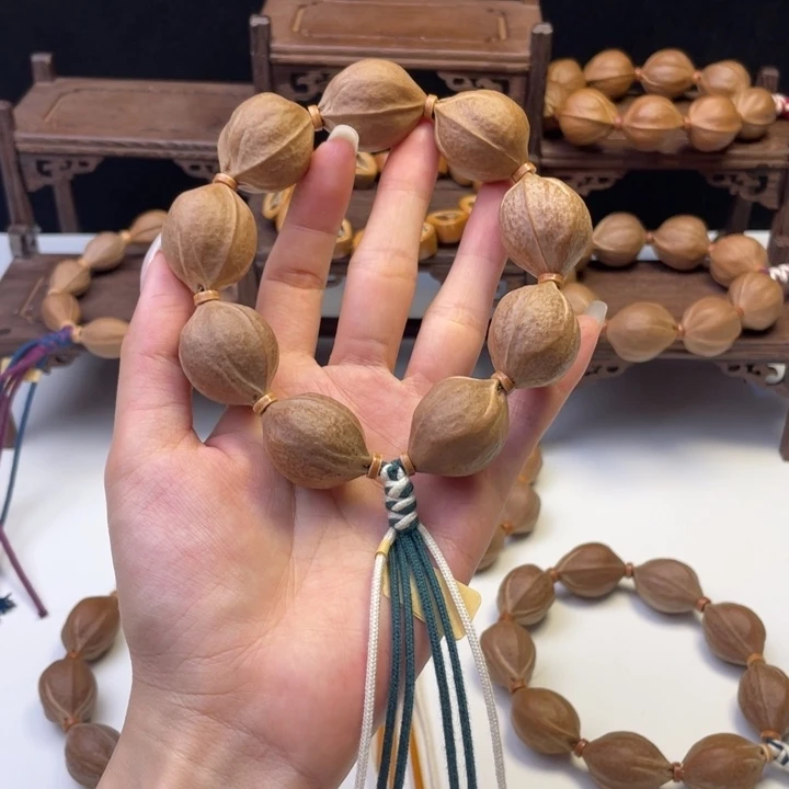 D***F橄榄核手串/手链梅林铁核一物一拍2.2