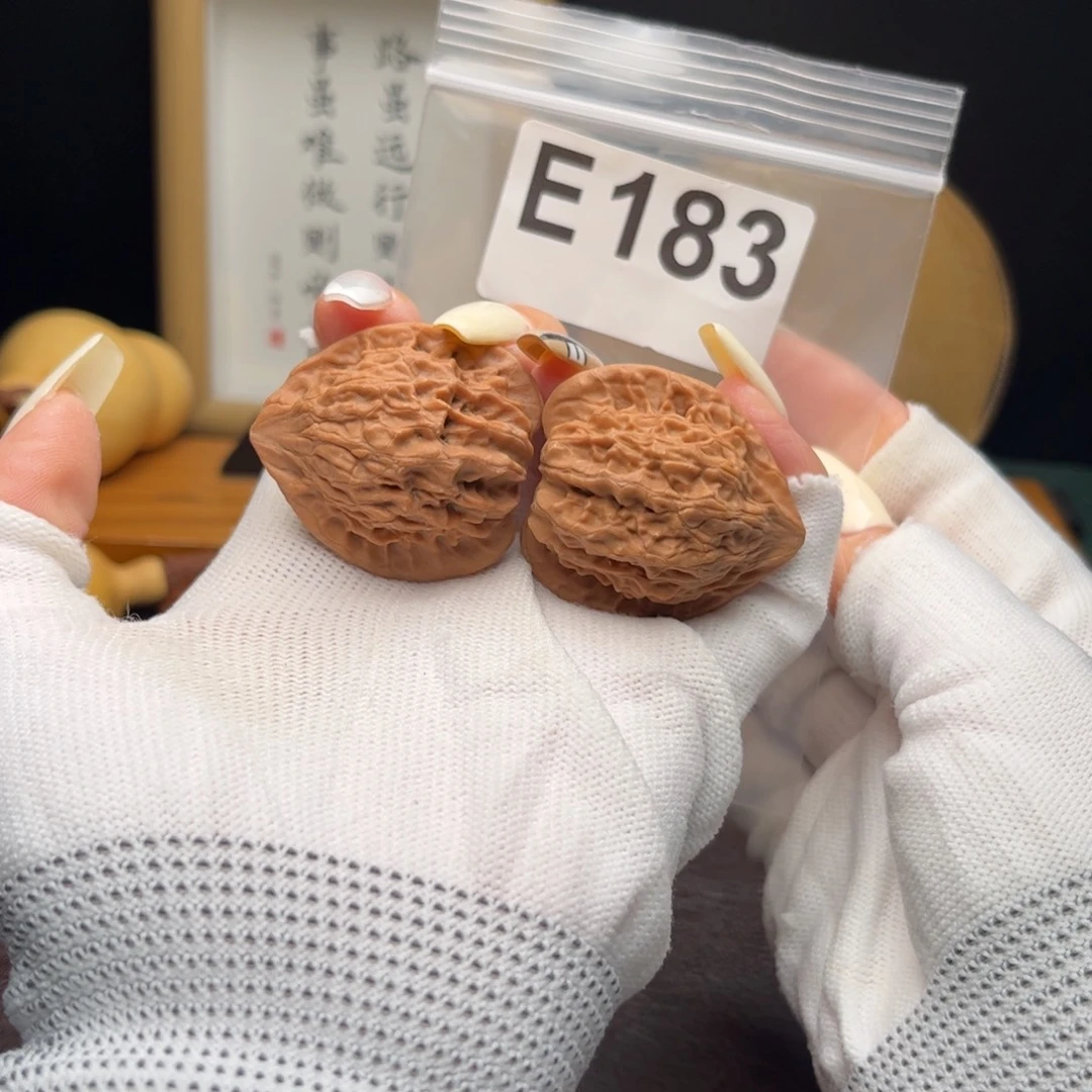文玩核桃把件36七步沟e183