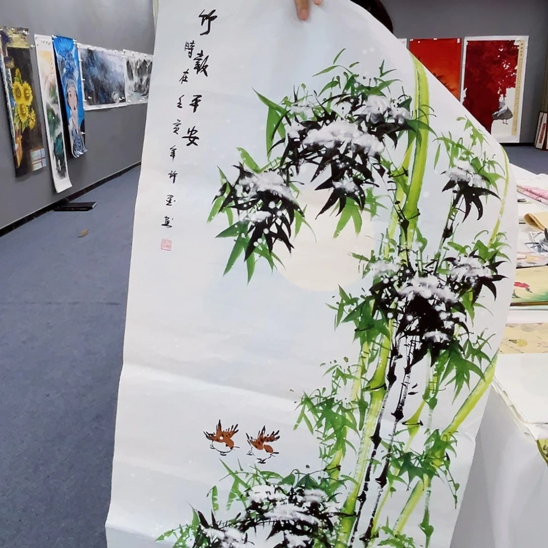 国画事事顺心如意万事如意万事