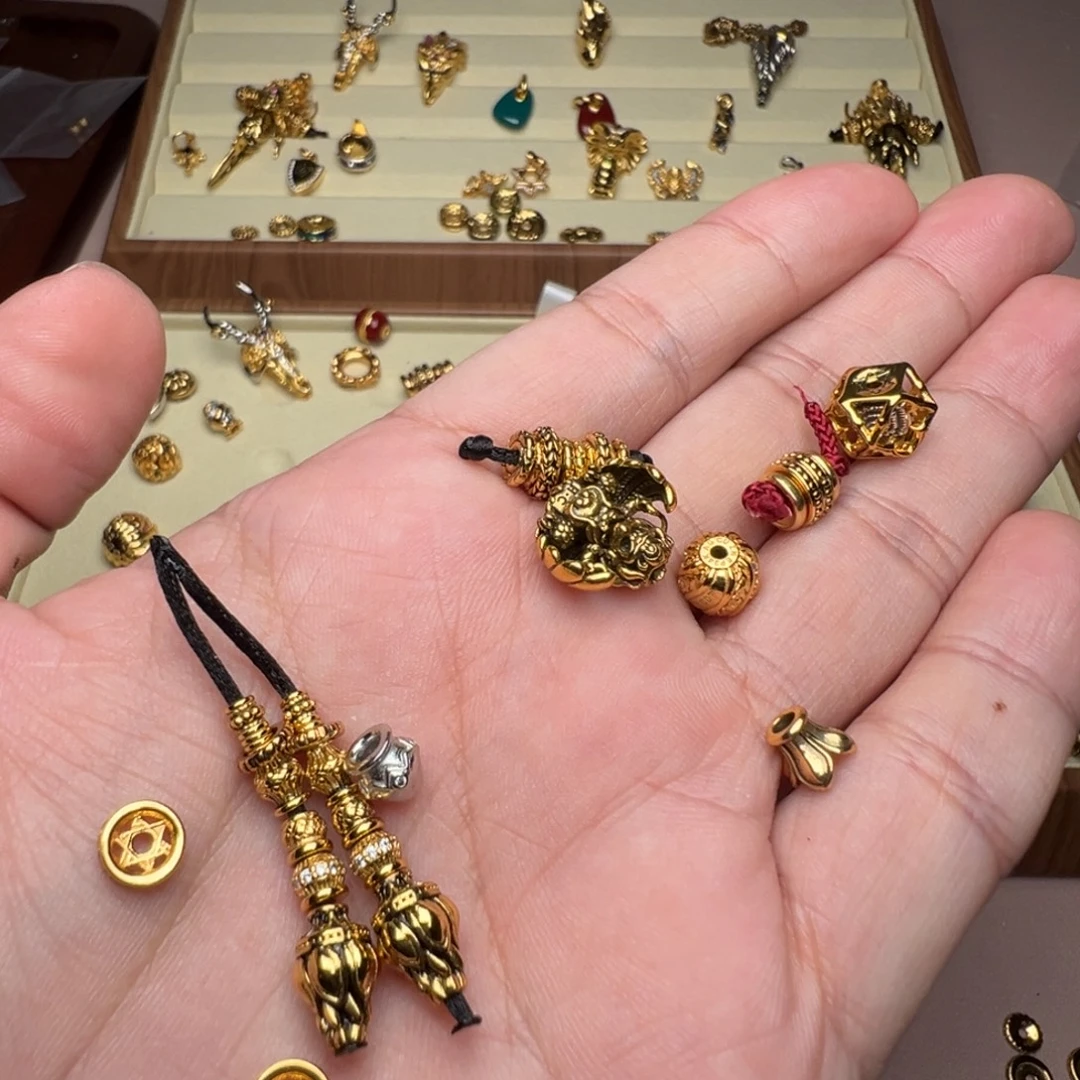 L***宝铜铁合金类绿钻卡八长短轴八件套