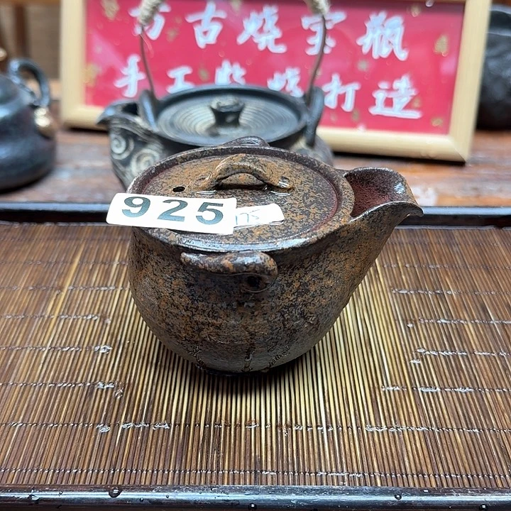 纯手工制作粗陶茶具
