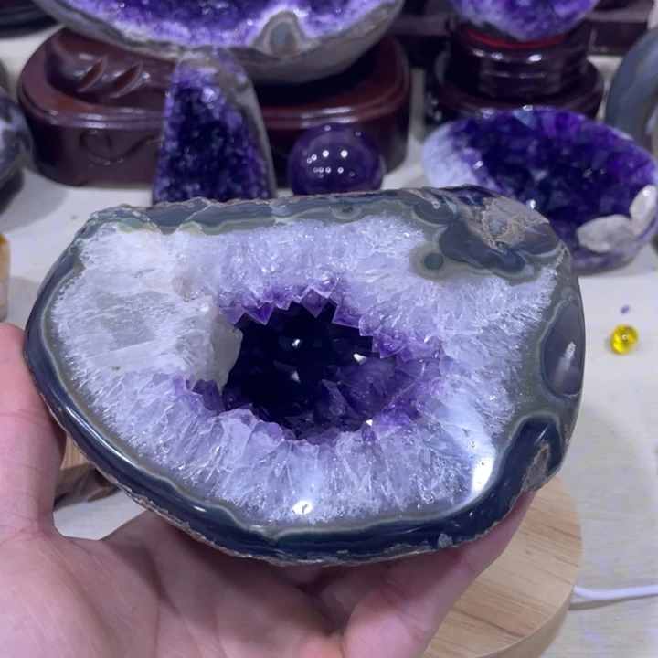 紫晶钱袋子未镶嵌