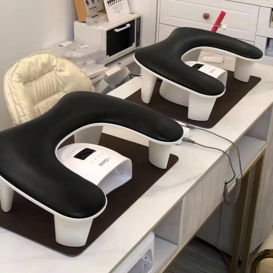 snrqi/赛迩齐轻奢pu手枕垫美甲店专用双手美甲手枕舒适柔软手俄式