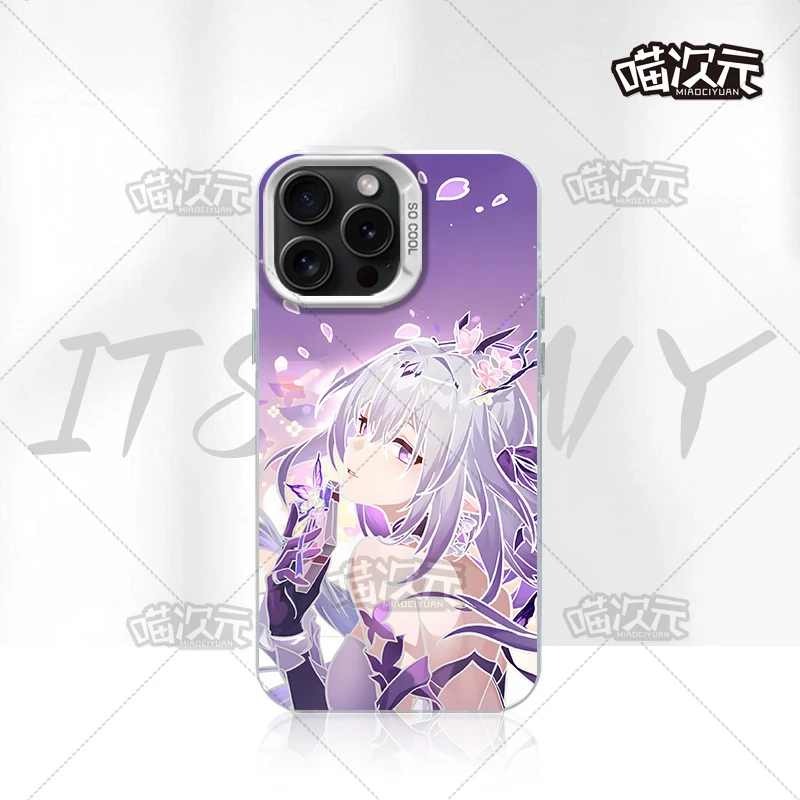 适用苹果华为vivo一加iPhone小米红米一加崩铁遐蝶彩银手机壳三星