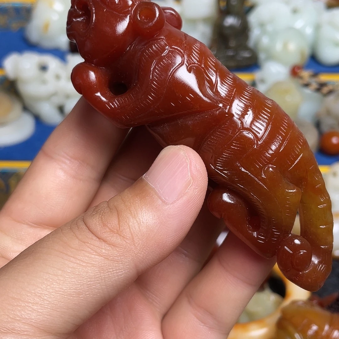 一***牛和田玉未镶嵌挂件