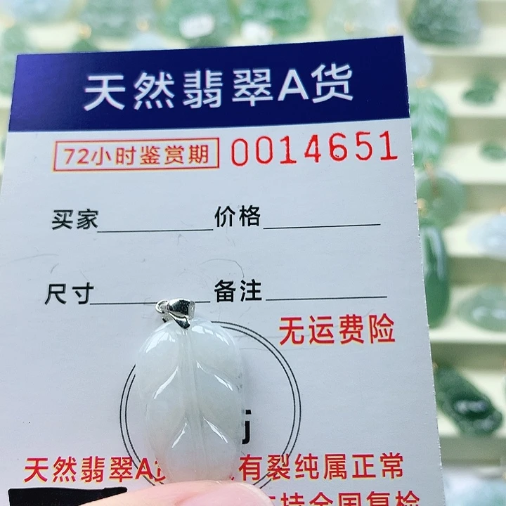 颈饰未镶嵌翡翠吊