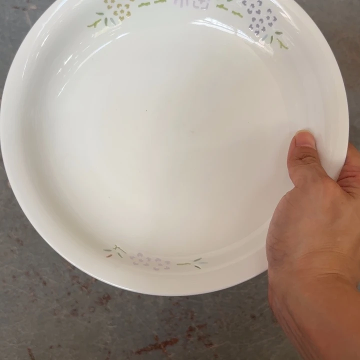 青瓷景德镇陶瓷盘子两只微瑕
