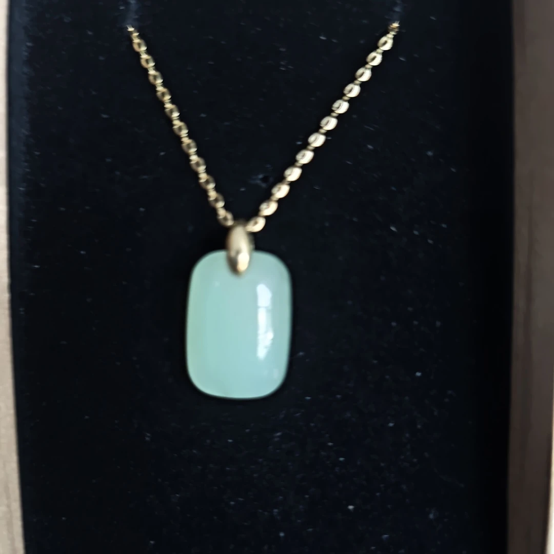 合金树脂项链 轻奢绿色项链（炳骋） KX20