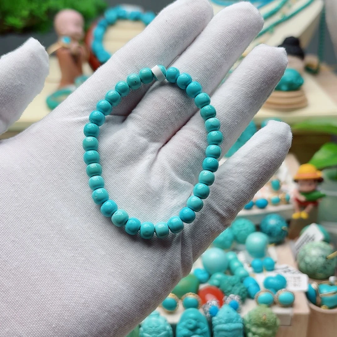 绿松石未镶嵌手链