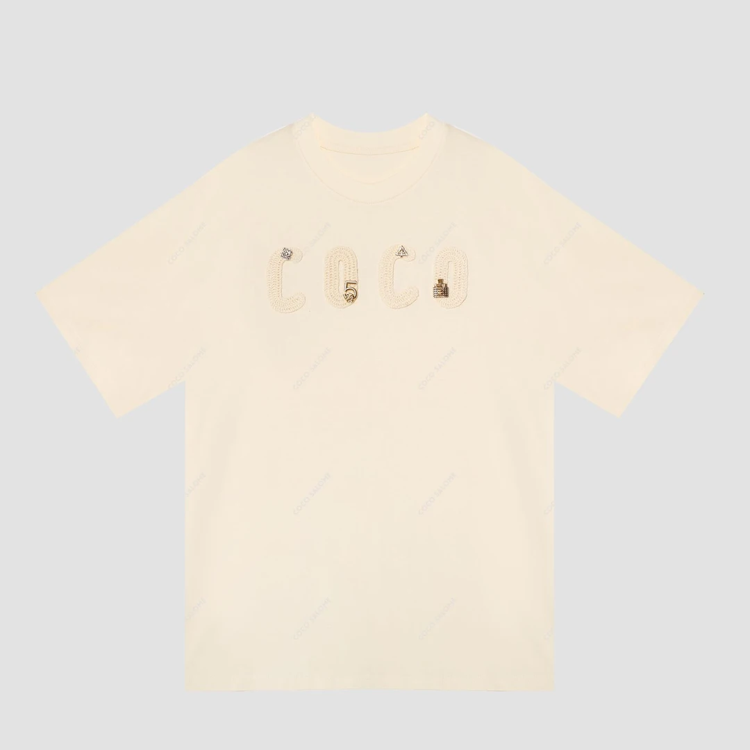 安安推荐【米亚】100棉大版夏季凉感手工编织短袖BL-TXS51120978H