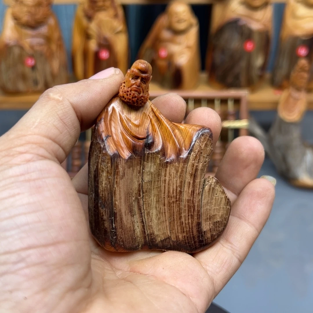 用***6木崖柏木摆件手把件