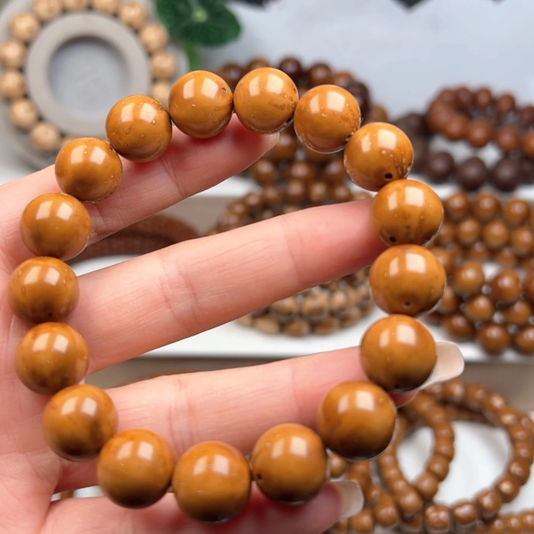 紫金鼠手串来*13.3光珠手串