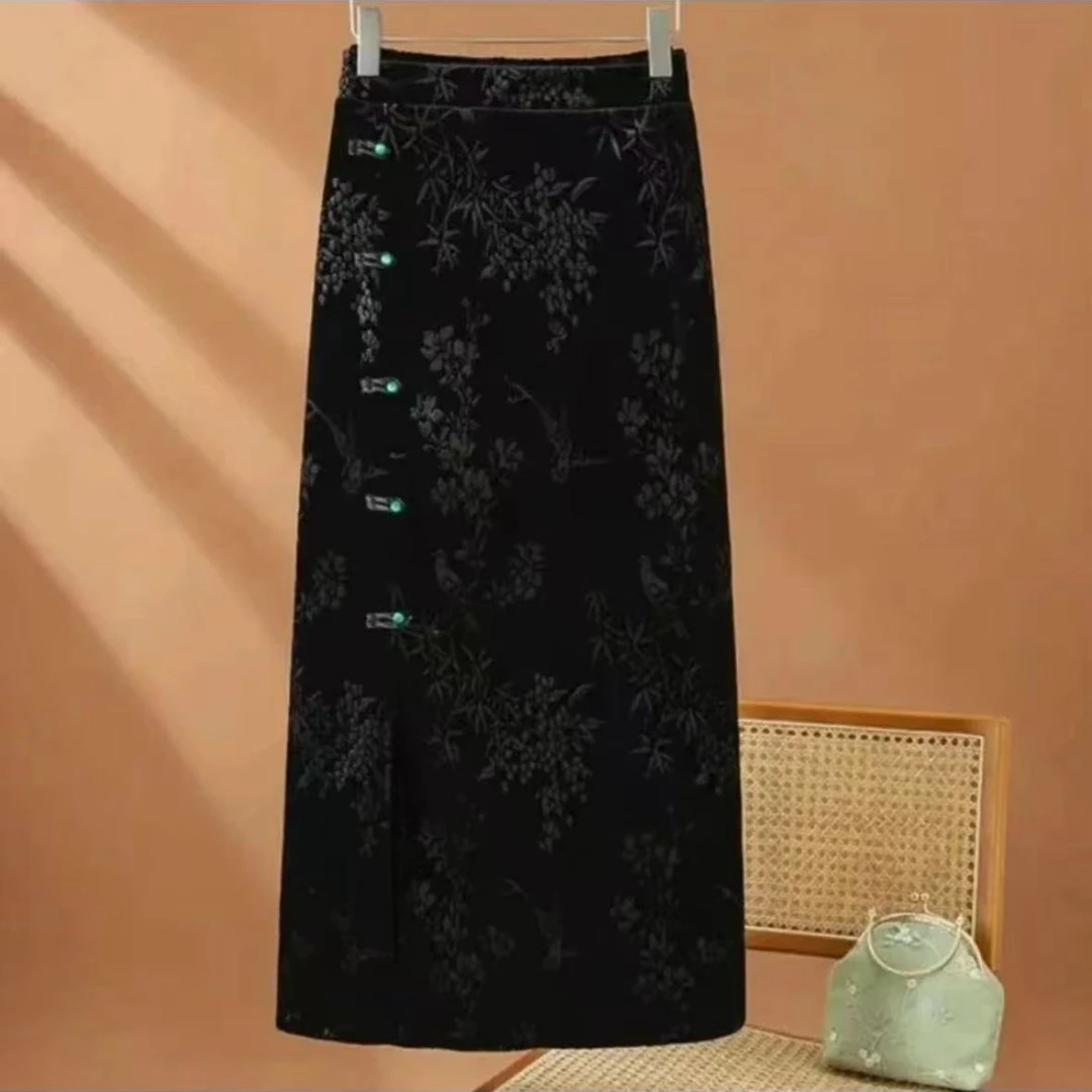 2025新中式国风女士半身裙