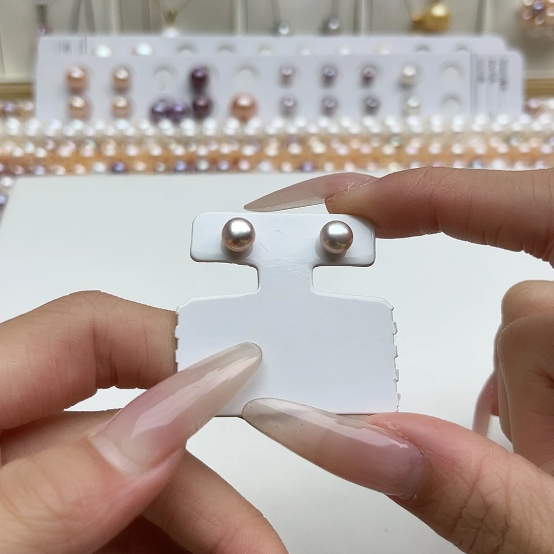 未镶嵌淡水珍珠耳饰