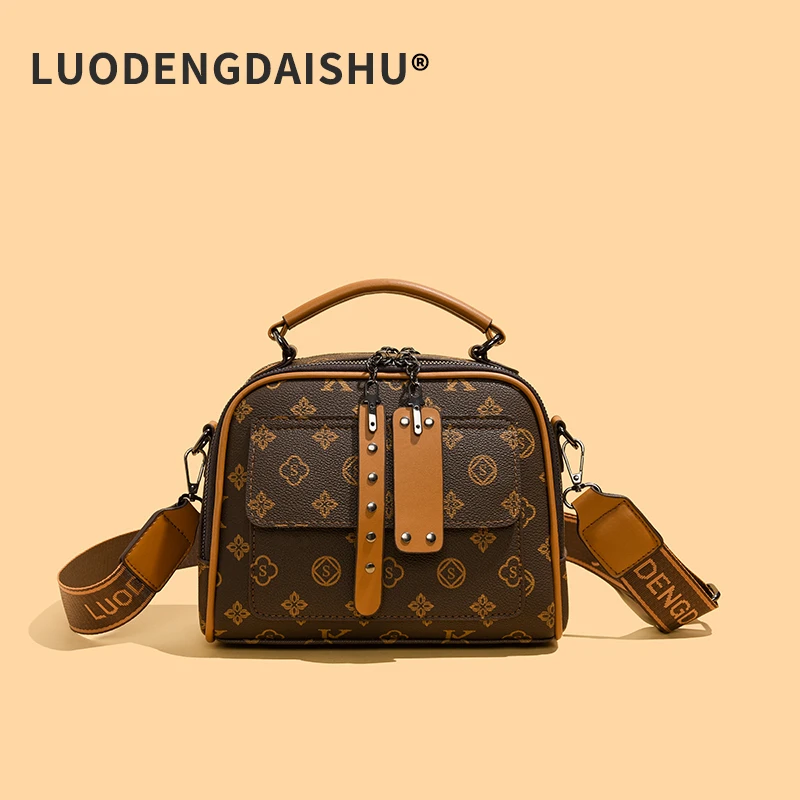 2025新款时尚气质手提包洋气百搭单肩斜挎包通勤包包轻奢复古女包