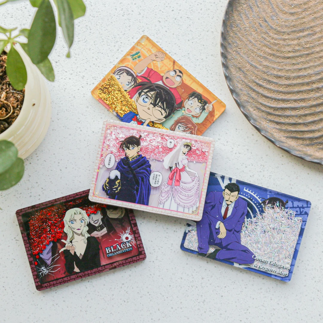 正版麦和柯南流沙冰箱贴超炫酷柯南冰箱贴送朋友生日礼物潮玩盲盒