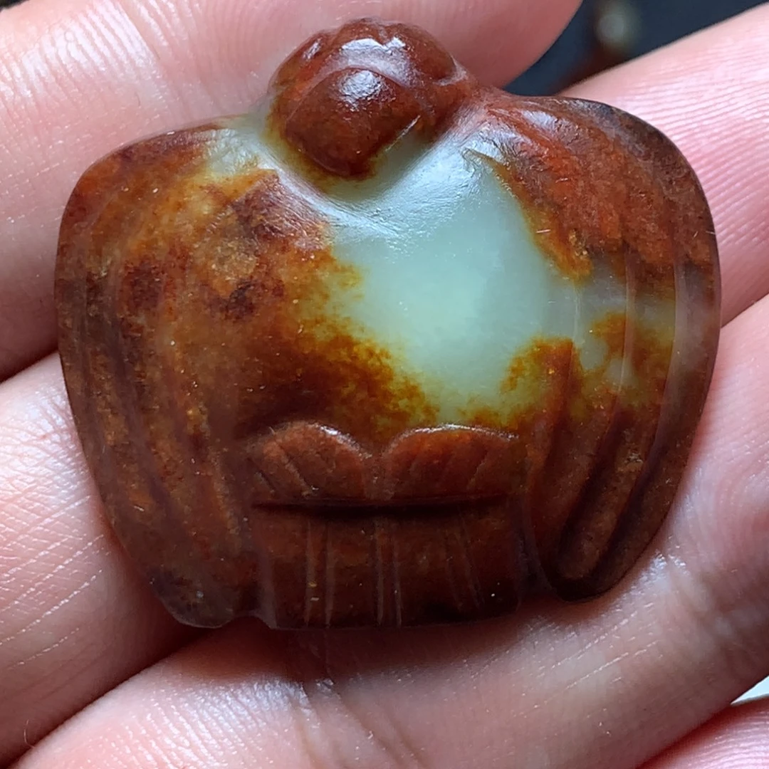 我***乓岫岩河磨玉（透闪石质玉）未镶嵌颈饰