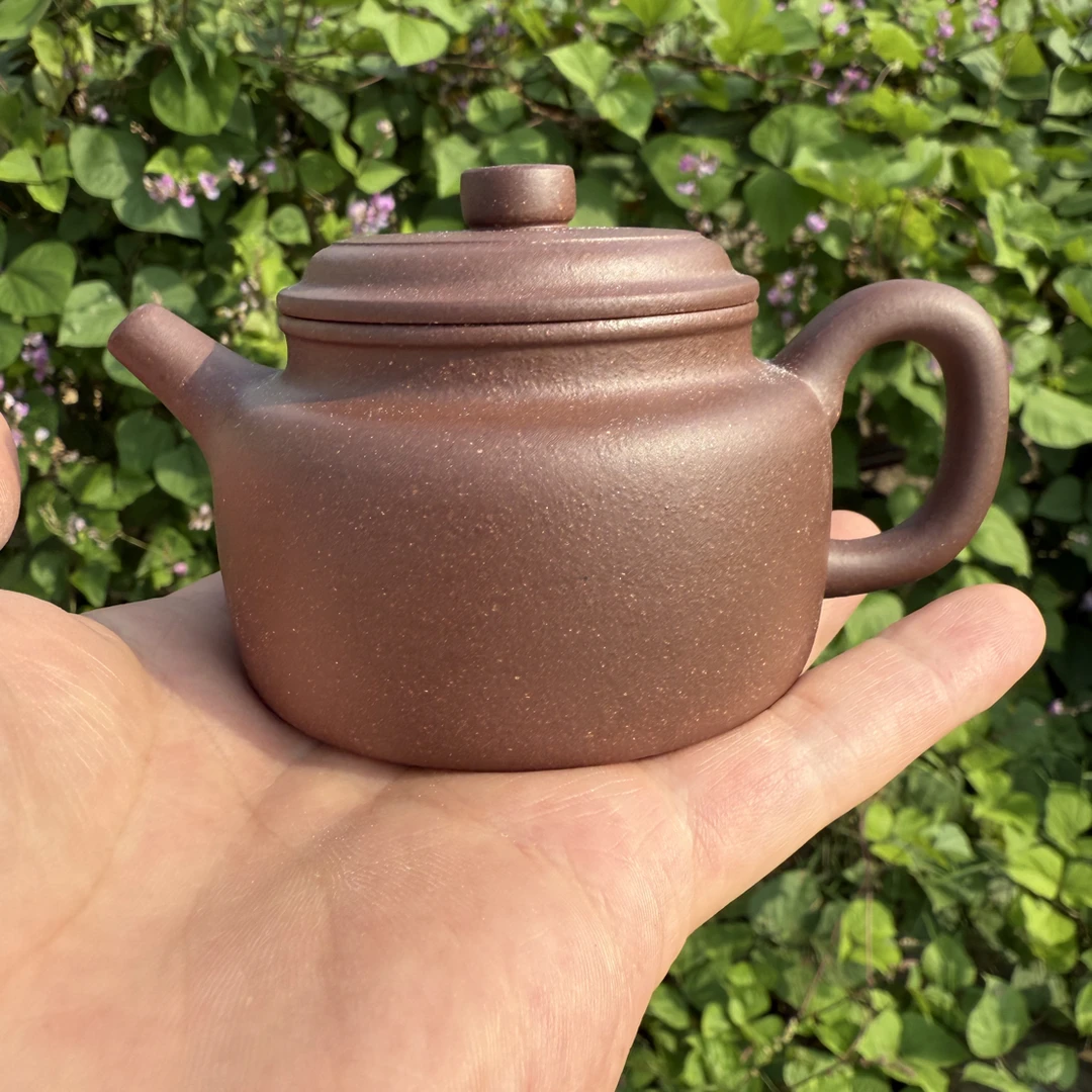 宜兴紫砂壶 大亨德中 原矿紫泥无添加 半手工制作150cc