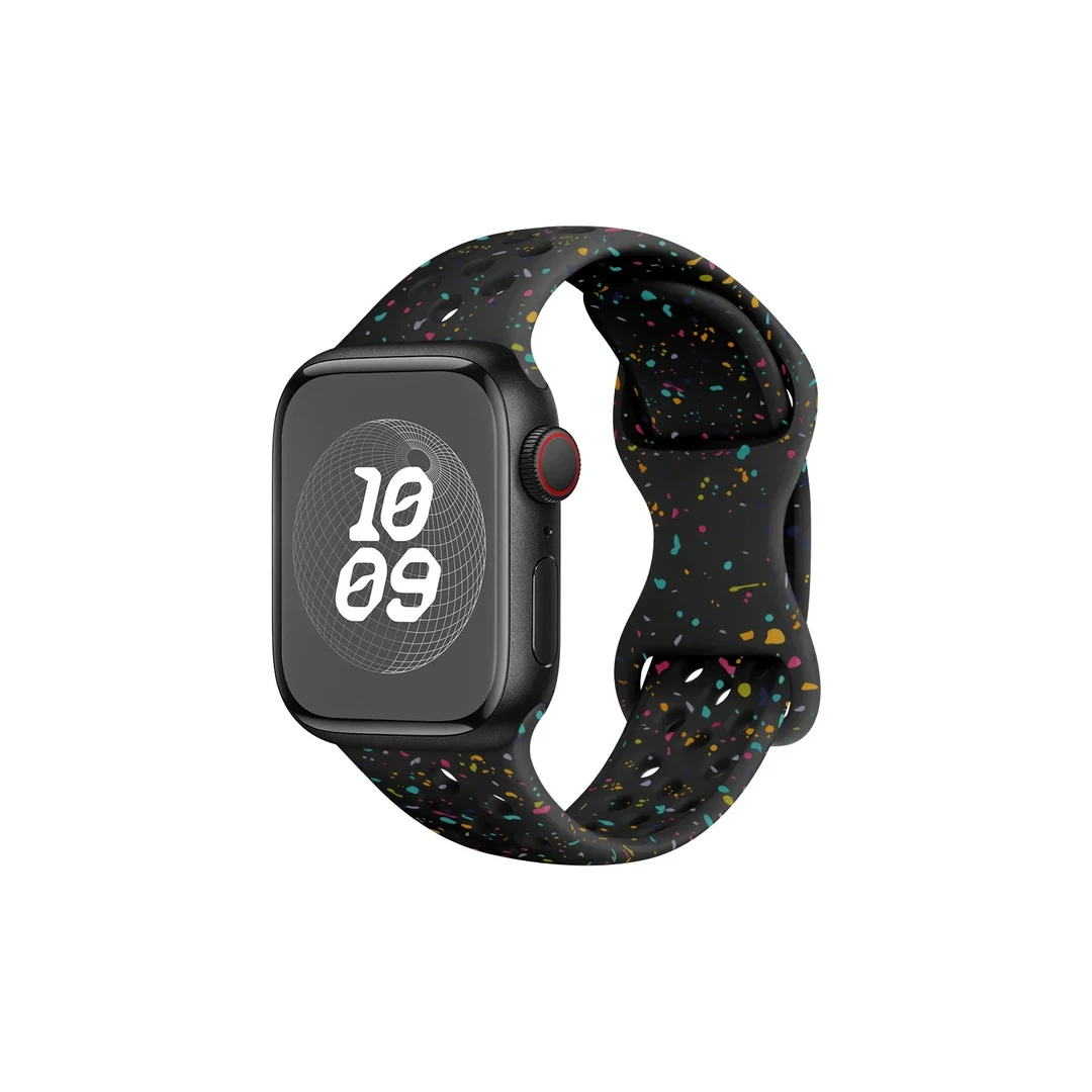 适用iwatch10表带苹果S9手表applewatch9硅胶S10女S8新款S7-8腕带