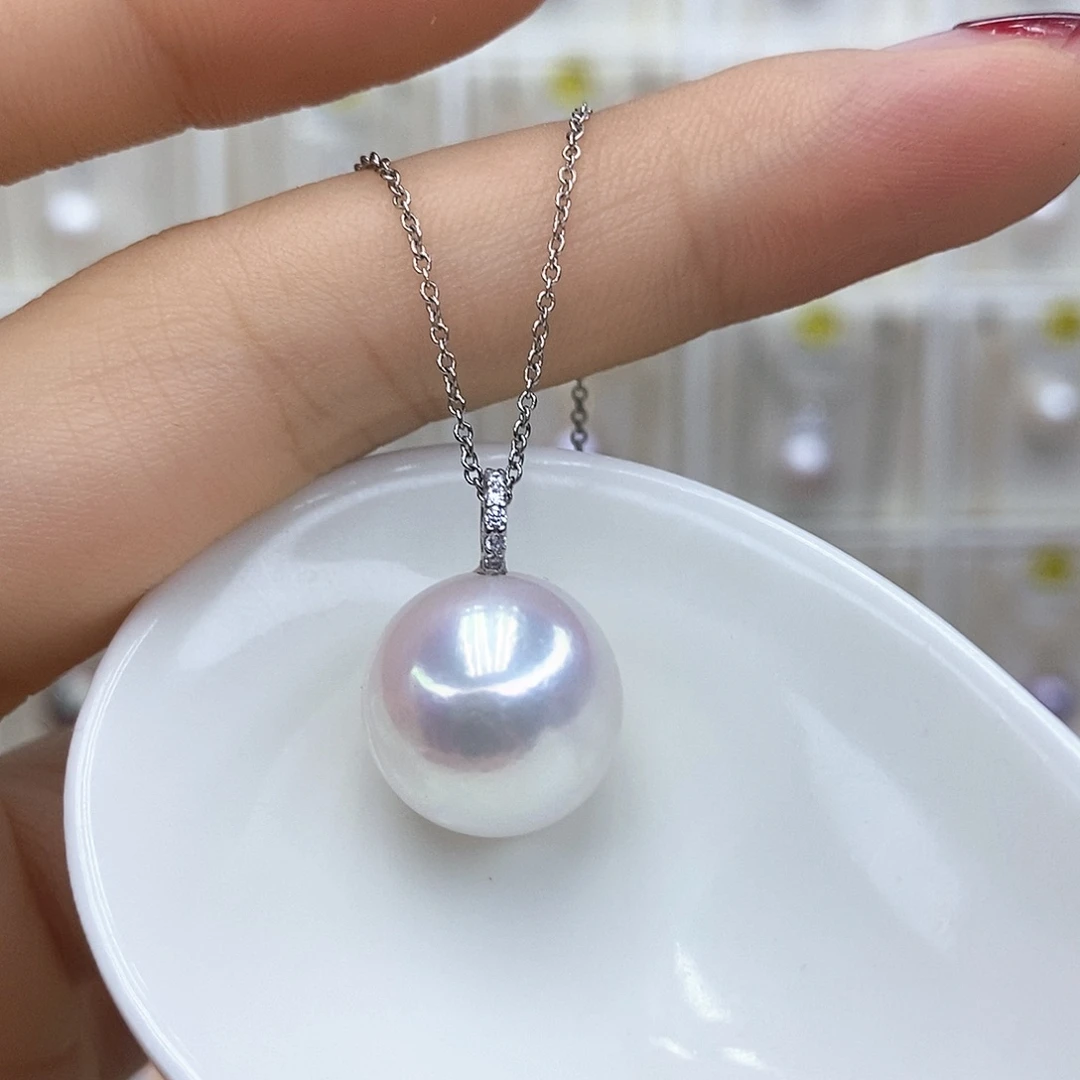 颈饰合金淡水珍珠