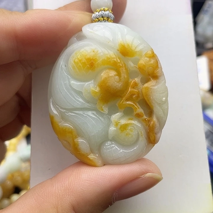 翡翠未镶嵌颈饰天然翡翠