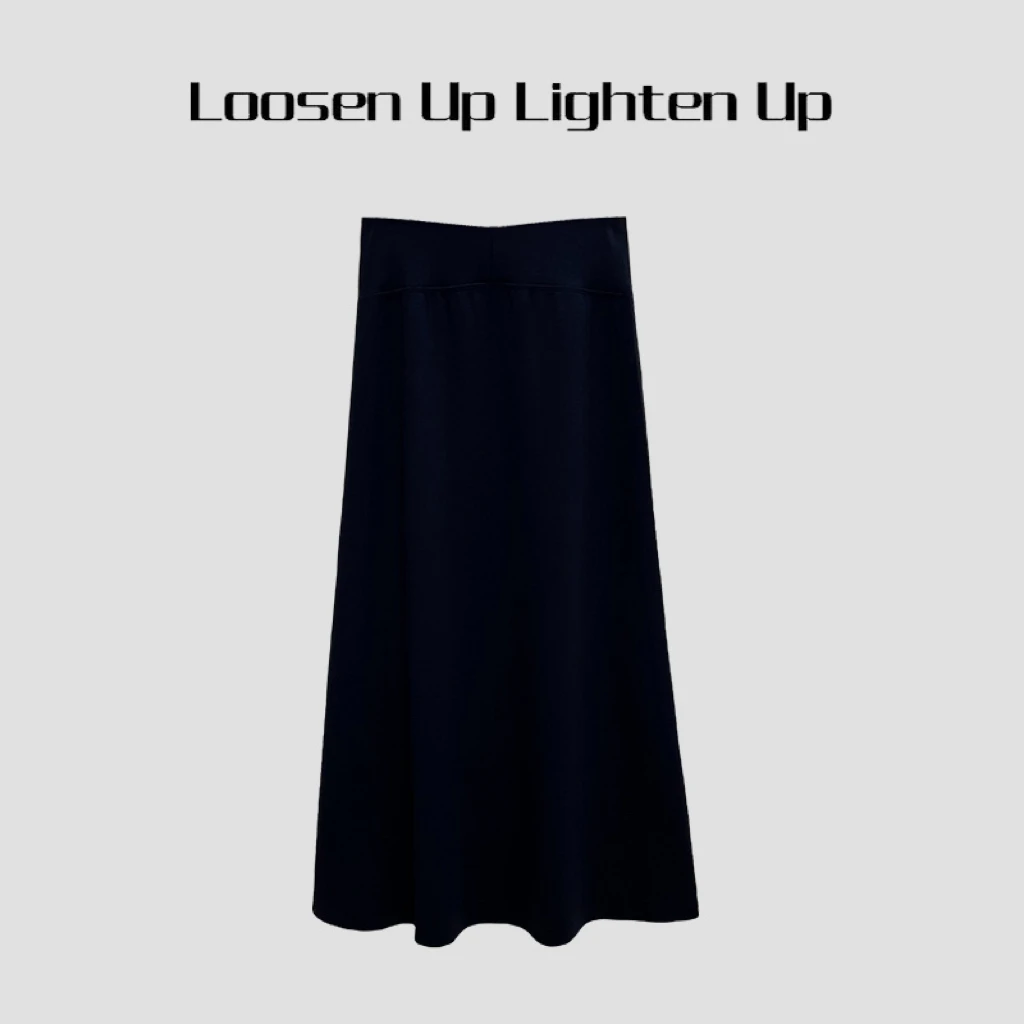 Loosen Up【空气感瘦瘦裙】3D剪裁顺滑垂坠简约松弛感显瘦A摆半身裙