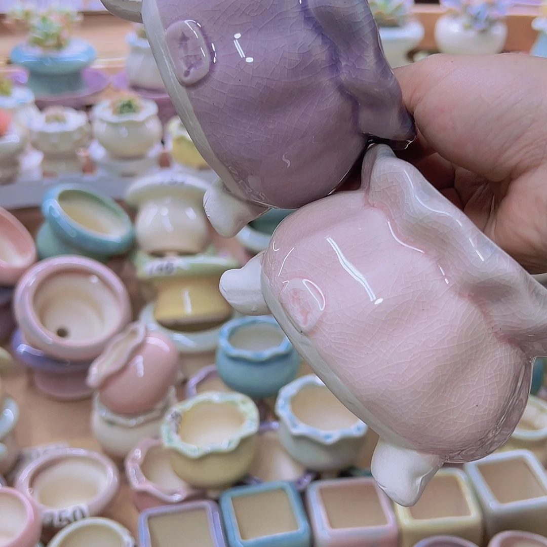 陶瓷花盆单场满12包邮