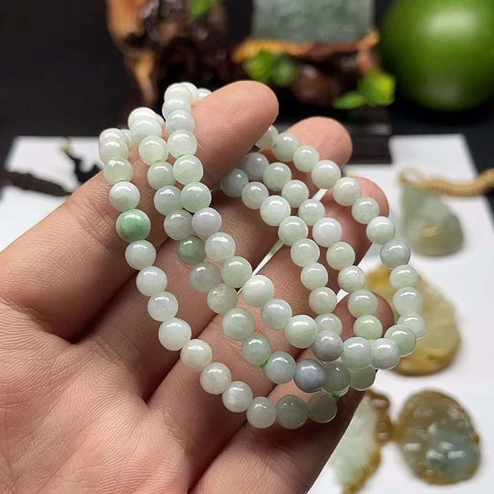 翡翠未镶嵌颈饰随机发