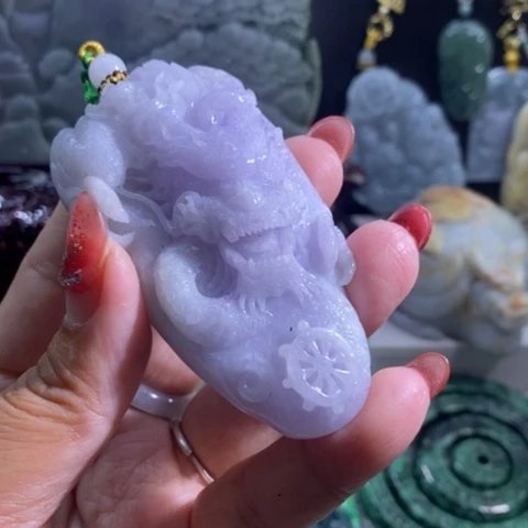 【闪购商品】颈饰未镶嵌翡翠天**运龙牌