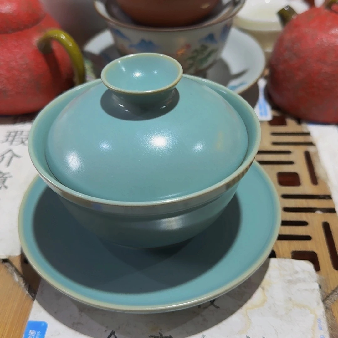 瑕疵茶具。介意勿拍