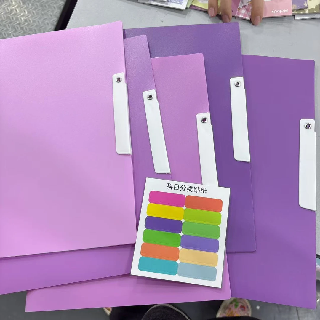 A4双夹资料夹5个1包