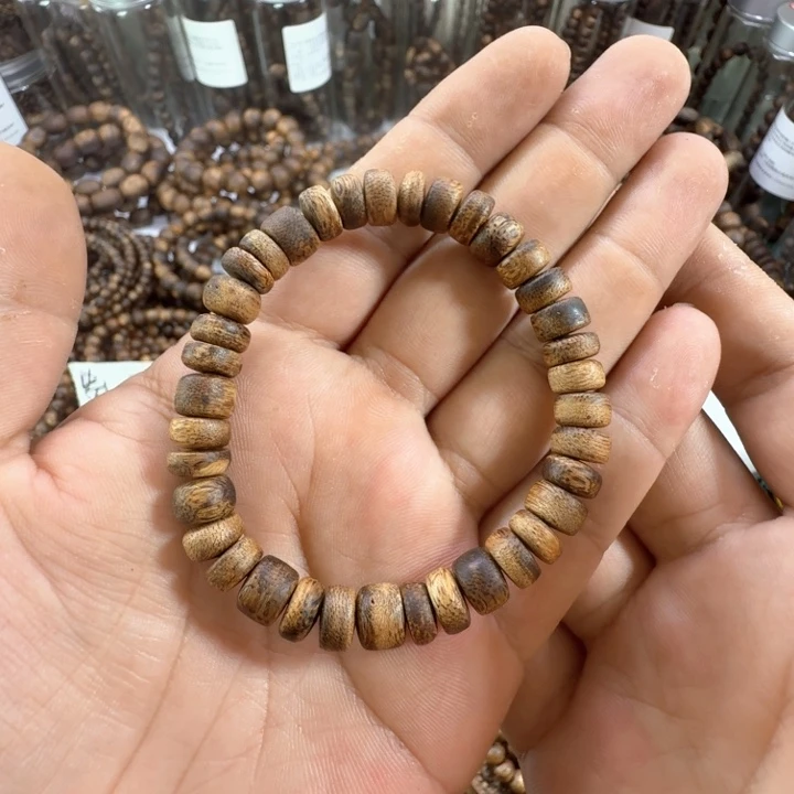 沉香碎屑沉香奇楠沉香乌身卡0.7单圈药片珠5克+