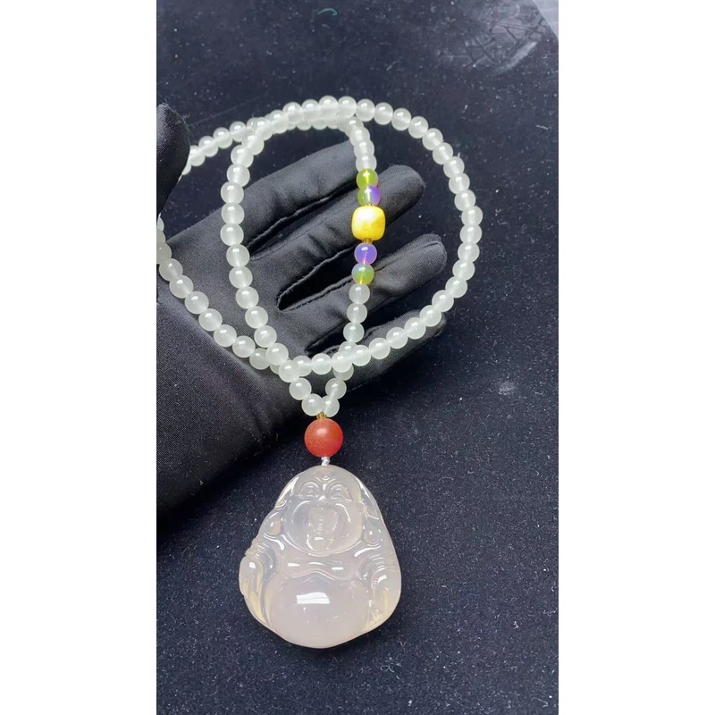 C24 典藏系列s级高冰荔枝白吊坠 多样性发一