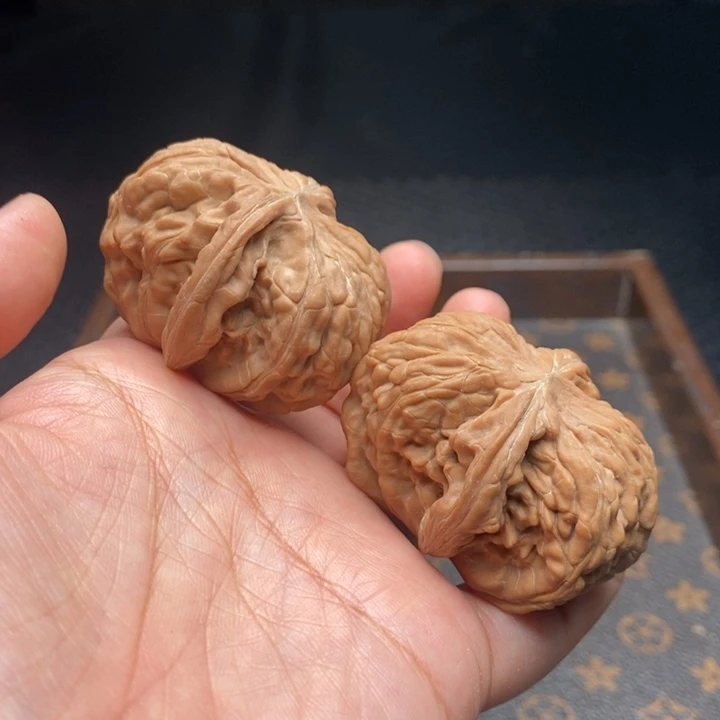 把件文玩核桃磨盘半壁