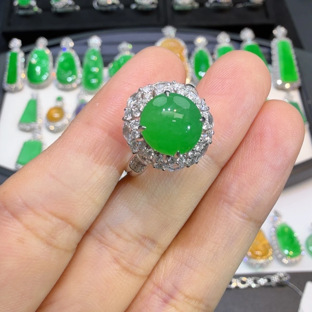 翡翠未镶嵌戒指收到货48小时鉴赏期