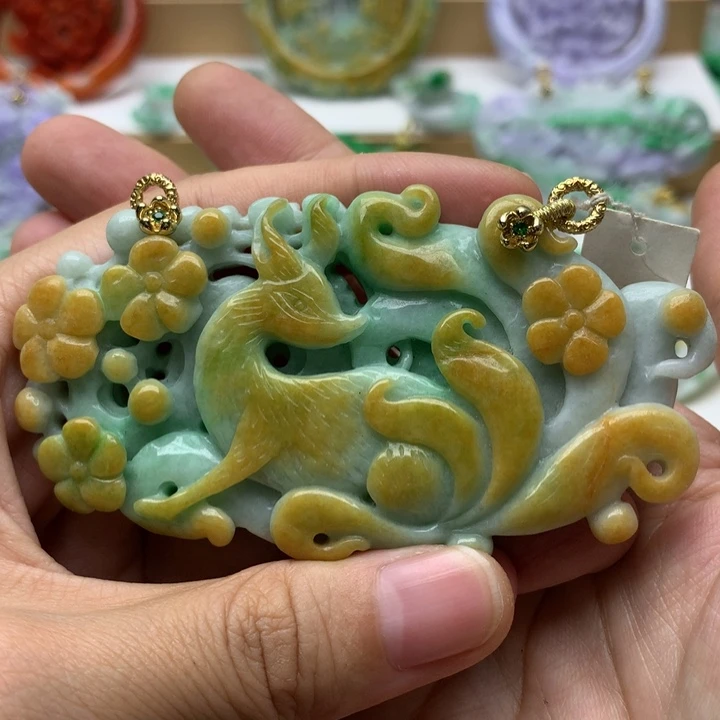 颈饰未镶嵌翡翠翡翠