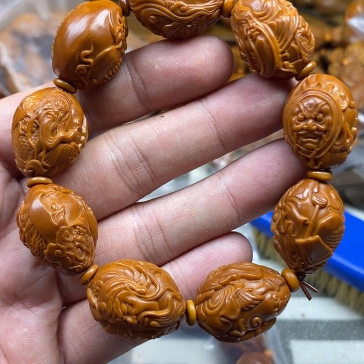 手串/手链橄榄核橄榄核雕工艺手串