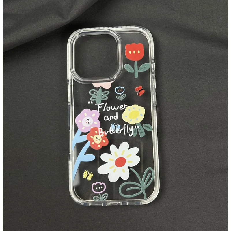 BANCA夏天小花适用iphone16/15/13手机壳苹果14华为vivo小米oppo