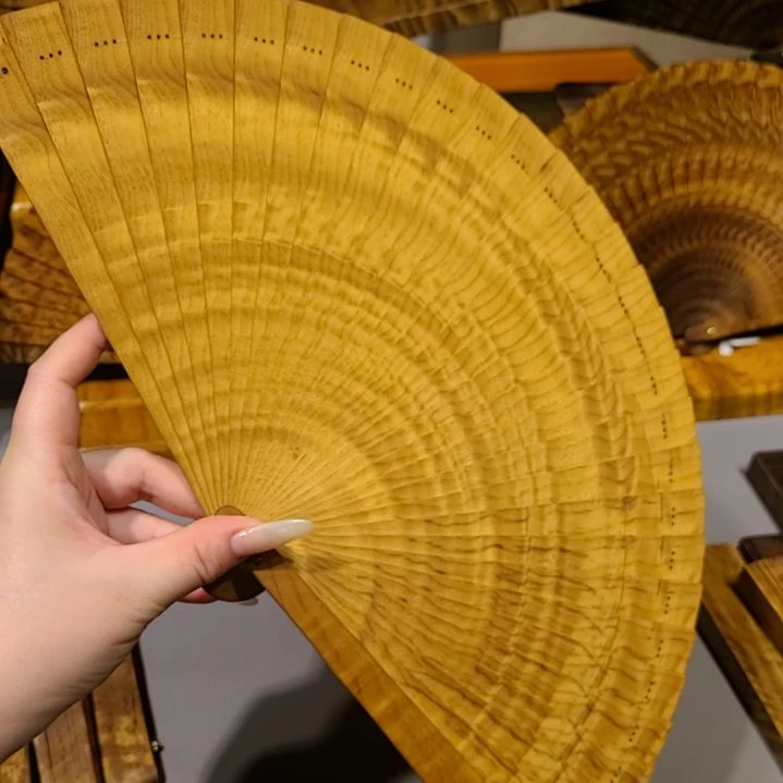 扇子21小叶桢楠金丝楠木苏扇