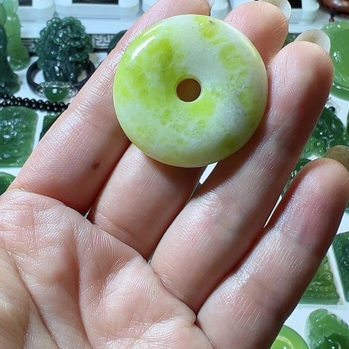 蛇纹石玉手链未镶嵌