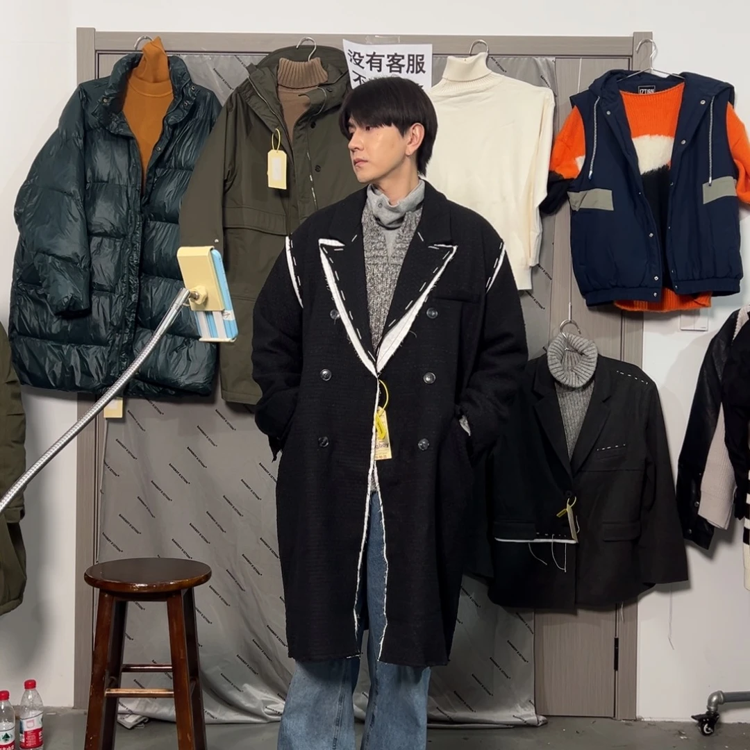 潮流时尚设计感大衣l码