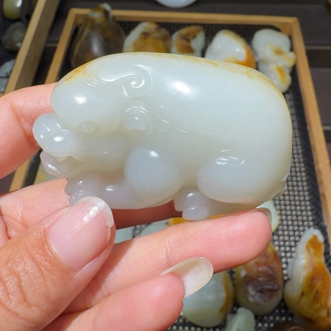 和田玉未镶嵌吊坠(不含链)