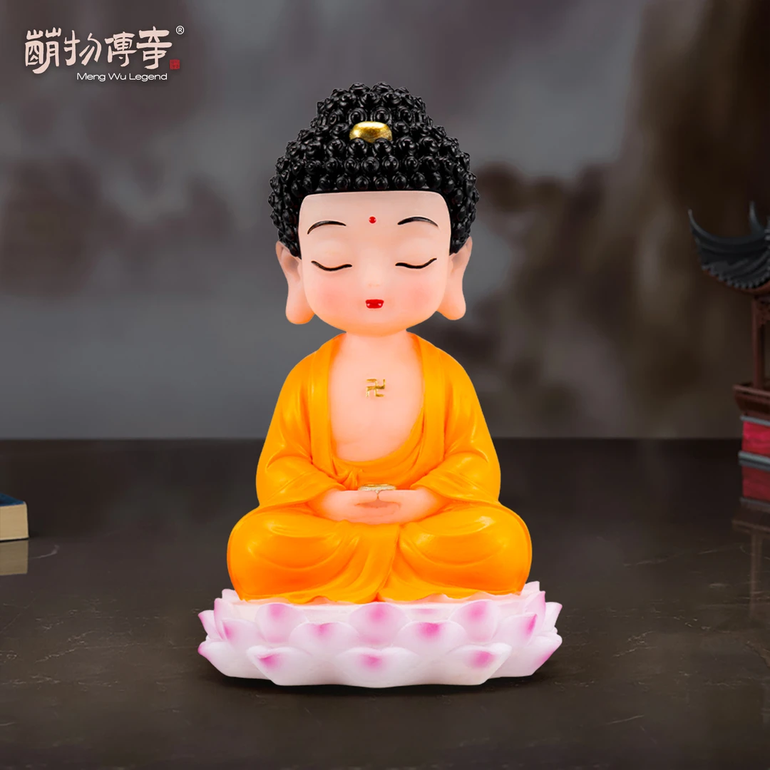 Q版文创如来菩萨佛像情绪稳定桌面小摆件中式家居禅意礼物装饰品